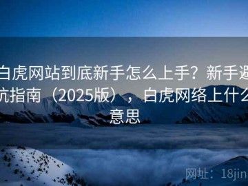 白虎网站到底新手怎么上手？新手避坑指南（2025版），白虎网络上什么意思