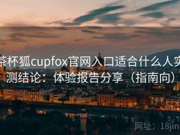茶杯狐cupfox官网入口适合什么人实测结论：体验报告分享（指南向）