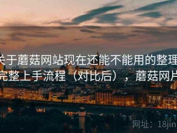 关于蘑菇网站现在还能不能用的整理：完整上手流程（对比后），蘑菇网片