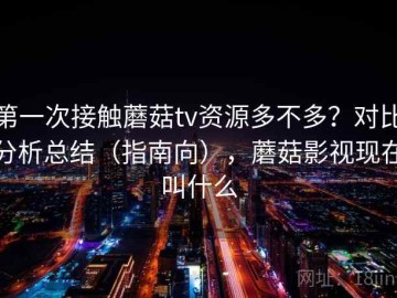 第一次接触蘑菇tv资源多不多？对比分析总结（指南向），蘑菇影视现在叫什么