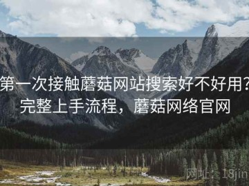 第一次接触蘑菇网站搜索好不好用？完整上手流程，蘑菇网络官网
