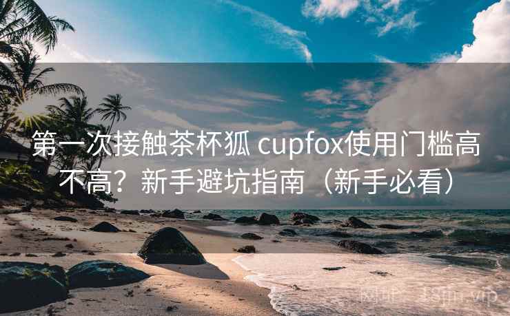 第一次接触茶杯狐 cupfox使用门槛高不高？新手避坑指南（新手必看）